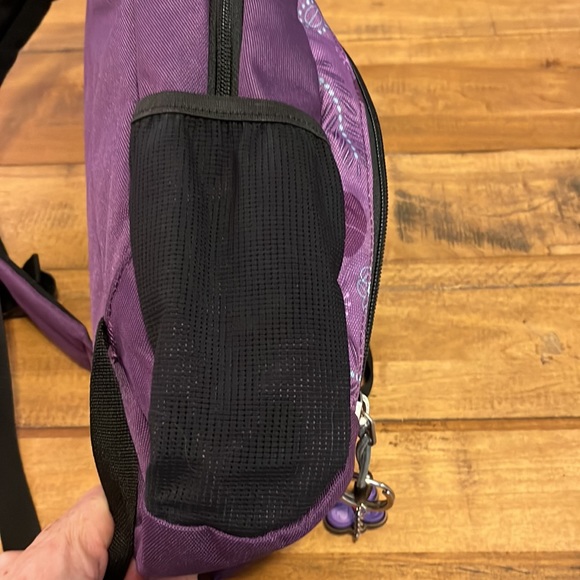 REI Bags Rei Backpack Purple Floral Print Adjustable Straps 3 Compartments Poshmark